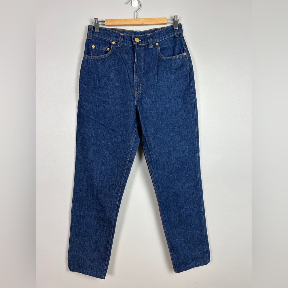 LEVI'S Vintage 1980s Olympic High Rise Straight Leg Jeans Dark Wash‎ Women's 6